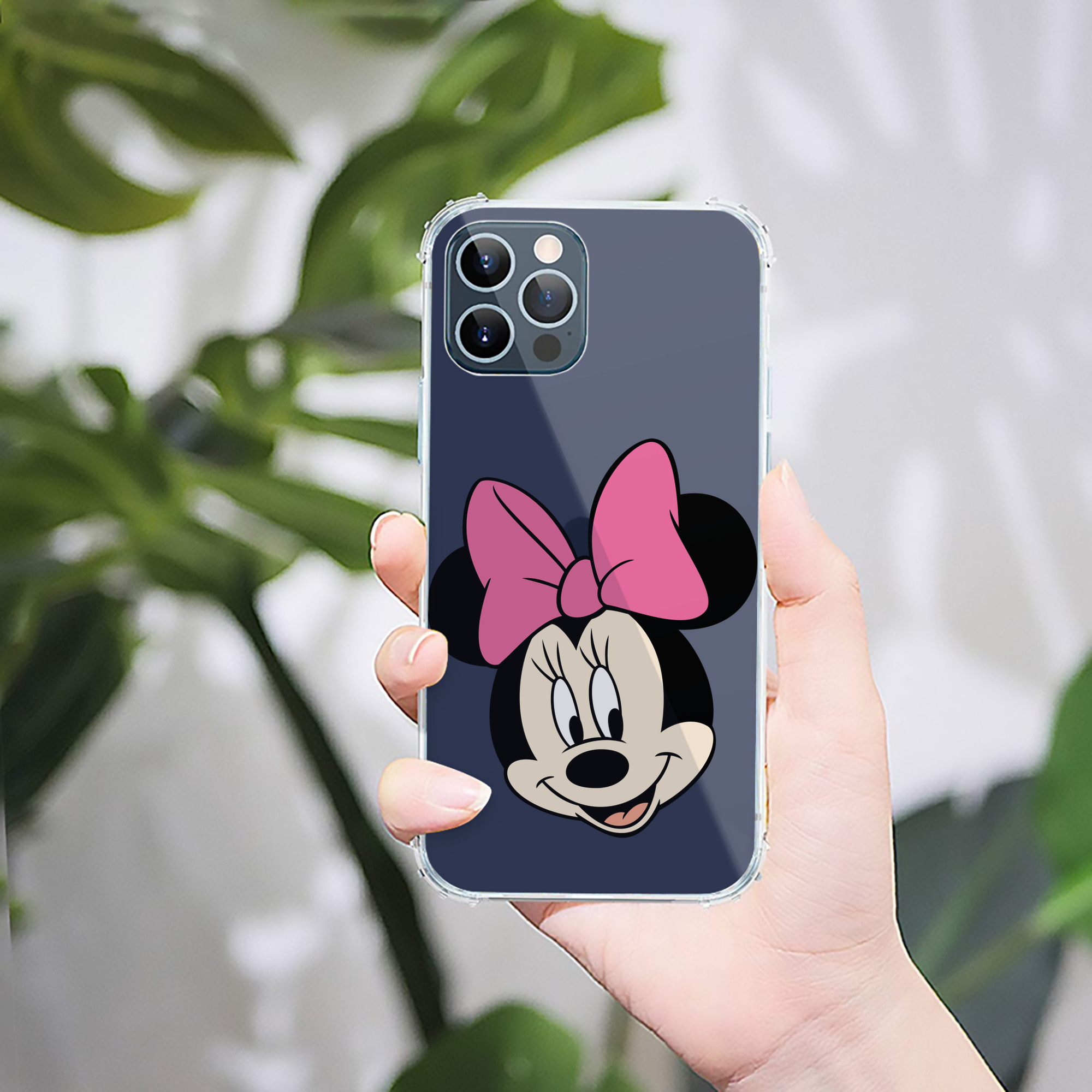 （画像用） ミッキーマウス Mickey Mouse 【iPhone 12シリーズ対応】透明スマホケース（クリアソフトケース）